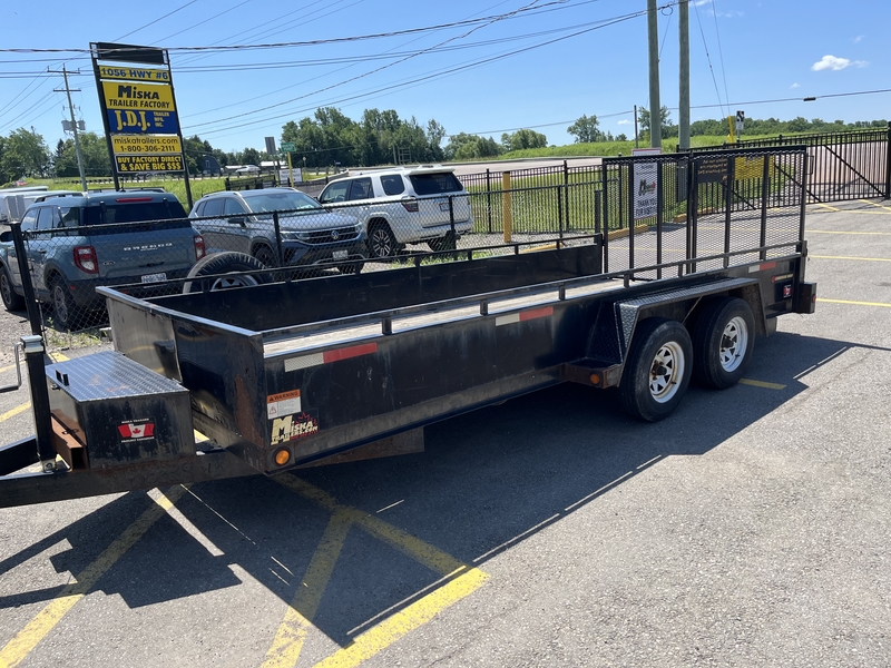 AS-IS - 2018 Miska 16' Landscape Trailer